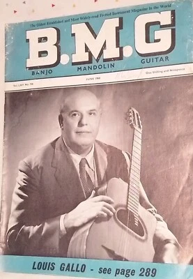 Vintage Old Tune Magazine Music BMG Banjo Madolin Guitar June 1968 Instruments  - Image 1 of 4