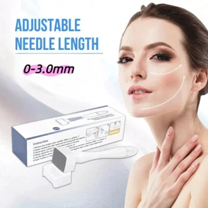 Anti-Aging 0-3,0 mm verstellbar Derma Nadel Beauty Stempel Mikronadel Pflege Roller - Bild 1 von 9