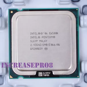 Processore Intel Pentium Dual-Core E6500K 2,93 GHz CPU LGA 775/T 1066 MHz - Foto 1 di 2