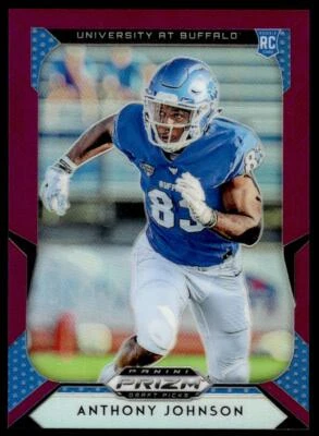2019 Panini Prizm Draft Picks 117 Anthony Johnson Buffalo Football Card RC - Image 1 of 2