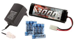 Robitronic Elektro Starter Kit Peaklader, Stickpack 3000mah Batterien  #RB1017