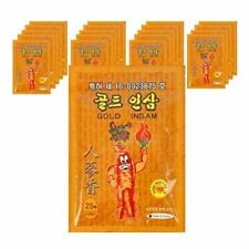 Korean Gold Insam Ginseng Patch / Health Hot Pad / Pain Relief / 20Sets (500ea)