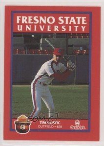 1991 Smokey Bear Fresno State University Bulldogs Tim Costic #28