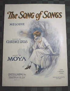 1924 CLARENCE LUCAS UND MOYA NOTEN "DAS LIED DER LIEDER" - Bild 1 von 5