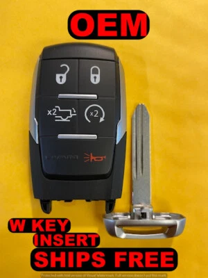 NEW OEM 2019 2020 RAM SMART KEYLESS PROXIMITY REMOTE ENTRY FOB GQ4-76T 68375363 - Image 1 of 2