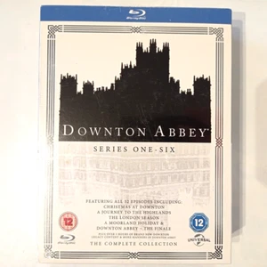 Downton Abbey Series 1-6 The Complete Collection Blu-ray Disc NEW & Sealed - Foto 1 di 6