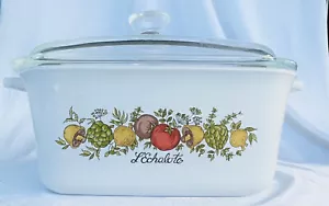 1.5  Quart / 1.5 LRectangular Casserole with Lid Spice of Life L'Echalote - Picture 1 of 6
