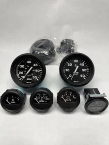 Faria KT9799 Euro Display Inboard 6 Gauge Set {WHSE2.29B} - Picture 1 of 6