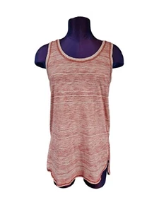 Top túnica Prana Kiely naranja y crema sin mangas camisa exterior talla pequeña C88 - Imagen 1 de 8