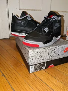 Nike Air Jordan 4 Retro Bred Reimagined FV5029-006 10,5 Neu - Bild 1 von 7