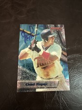Chad Roper autographed baseball card (Twins) 1994 Bowmans Best #53 Rookie Auto