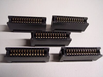 5 Pack 34-Pin Card Edge Female IDC Connector for 2.54mm Pitch Flat Ribbon Cable - Image 1 of 2