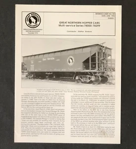 Gran Cabra del Norte 1992 publicación ferroviaria vagones tolva tren multiservicio de colección - Imagen 1 de 4