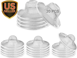 20PCS Stainless Steel Slop Basket Filter Trap, 2.75" & 4.41" Bathroom Sink Drain - Picture 1 of 7