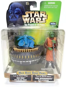 Pares de bandas Star Wars Power of the Force Max Rebo Doda Bodonawieedo 1998 - Imagen 1 de 13