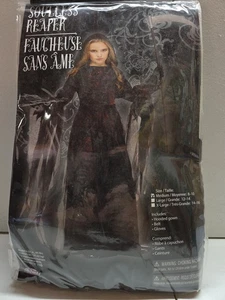 Fun World Mädchen seelenloser Sensenmann schwarzes Kleid Halloween Kostüm! Medium 8-10 5☆ 👀 - Bild 1 von 5