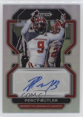 2023 Panini Prizm Draft Picks 2022 Update Silver Percy Butler #RA-PBU Auto - Image 1 of 2