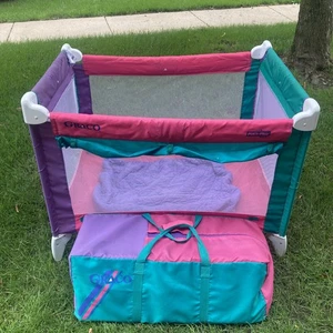 Vintage 90s Graco Pack ’n Play Playpen — Bold Retro Colors! Great Condition - Bild 1 von 10