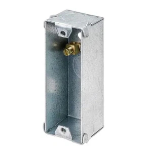 20 x Caja de arquitrabe Knockout de metal galvanizado al ras de 25 mm SELÉCTRICA (129) - Imagen 1 de 4
