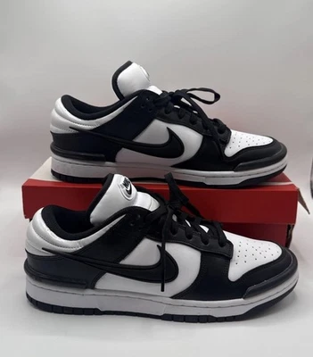 Nike Dunk Low Twist Panda Negro Blanco DZ2794-001 Talla 10.5M/12W Foto 1 de 4