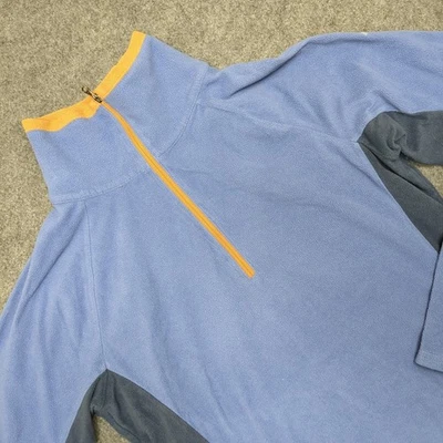 Columbia Sportswear флис пуловер куртка синий оранжевый размер M - Изображение 1 из 4