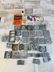 Creeple Peeple Mattel Thingmaker AND Toymax Creepy Crawlers Molds Lot W/ Acces - Picture 1 of 13