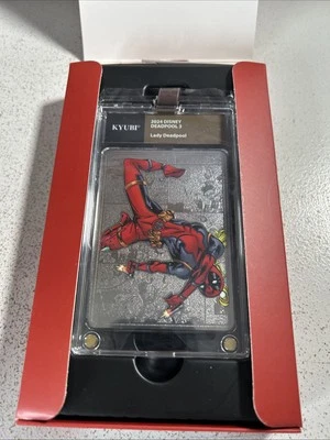 2024 Kyubi Disney Marvel Lady Deadpool And Wolverine Silver Trading Card - Image 1 of 4