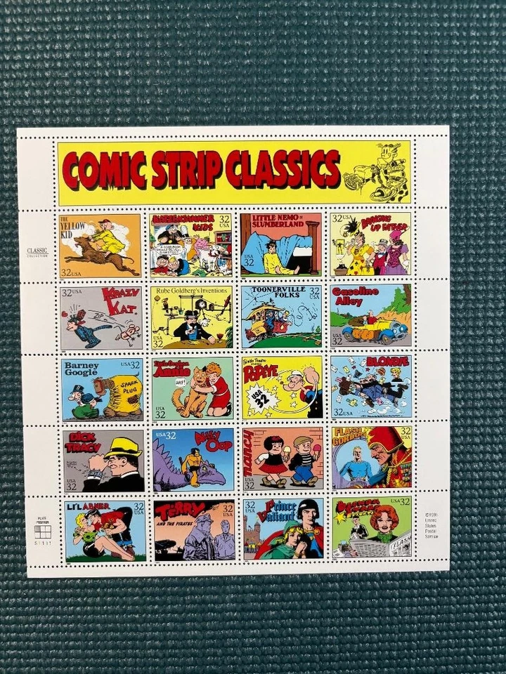 Scott #3000: Comic Strip Classics MNH Sheet of 20. - Image 1 of 1