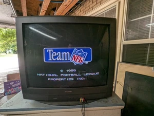 Sharp 36 inch CRT TV Classic Gamer's Dream Television 36U-S50 WORKING CONDITION - Picture 1 of 7