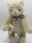 Gund Plush Bear Stuffed toy "TOBY" 12 inch MINT 1986 cream colored VINTAGE w/tag