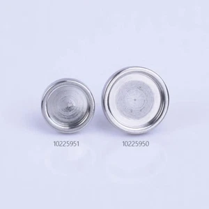 Orecchini Acciaio Inox 316L Lunetta Tonda Coppa Cabochon Impostazioni Accessori 10pz - Foto 1 di 10