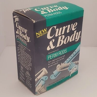 Toni Curve & Body Perm Rods For Loose Curls and Waves 24 Rods Vintage 1990s - Image 1 of 4
