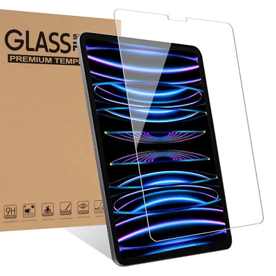 Face ID/lápiz/estuche compatible, protector de pantalla de vidrio para iPad 9 8 7 Pro 11 12.9 Foto 1 de 4