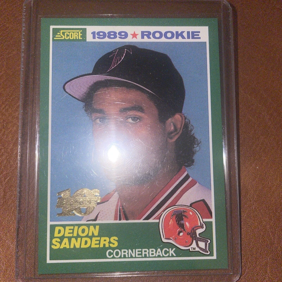 1999 Score 10th Anniversary Reprints /1989 Deion Sanders #246 HOF - Image 1 of 2