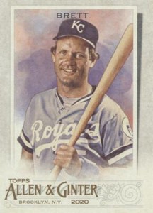 GEORGE BRETT 2020 Topps Allen & Ginter BASE CARD - KANSAS CITY ROYALS - #18