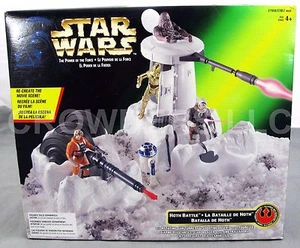 Star Wars Power of the Force Hoth Battle Play Set RARO Versión Internacional/Reino Unido Kenner - Imagen 1 de 6