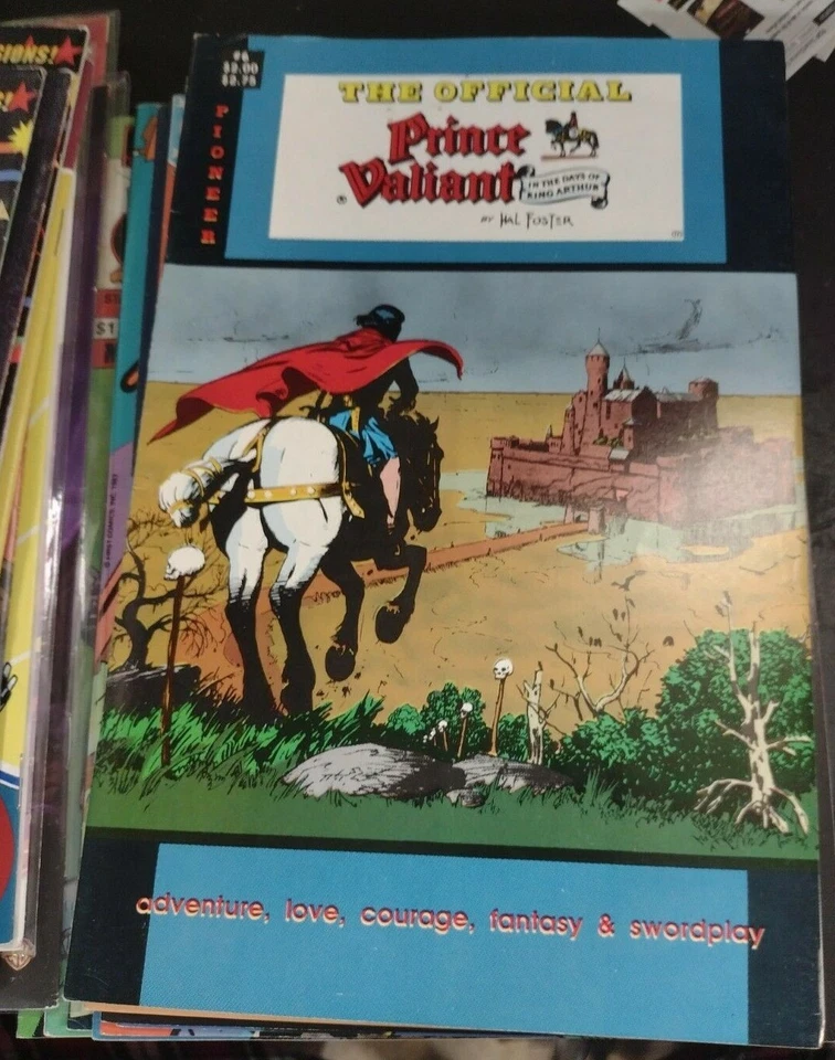The Official Prince Valiant #6 Pioneer Comics 1988 Hal Foster King Arthur  Foto 1 de 1