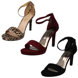 Damen Anne Michelle F1R0920 Schnalle Knöchelriemen Peeptoe Hoher Absatz Sandalen