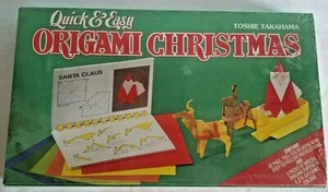 Vintage 1991 Toshie Takahama Quick & Easy Origami Christmas  Crafting  Sealed - Picture 1 of 2