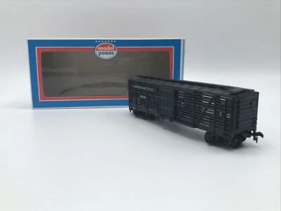 Model Power Miniature Union Pacific 47029 Cattle Car New - Image 1 of 4