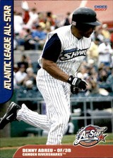 2007 Atlantic League All-Stars Choice #1 Denny Abreu Aragua Venezuela VZ Card