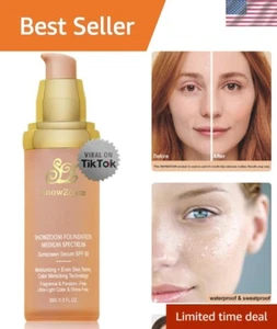 Hydrating 4-in-1 Foundation Liquid with SPF 50 - Full Coverage & Longwear, 1oz - Picture 1 of 8