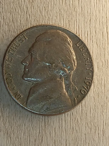 Error 1970 D Jefferson Nickel Cover