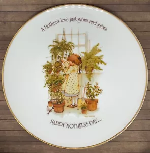 Holly Hobbie Edizione Commemorativa Piatto Decorativo Festa della Mamma L'amore cresce 1975 - Foto 1 di 9