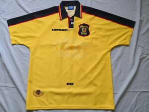 SCOTLAND 1996 - 1998 away vintage football shirt jersey by umbro ( size XL )