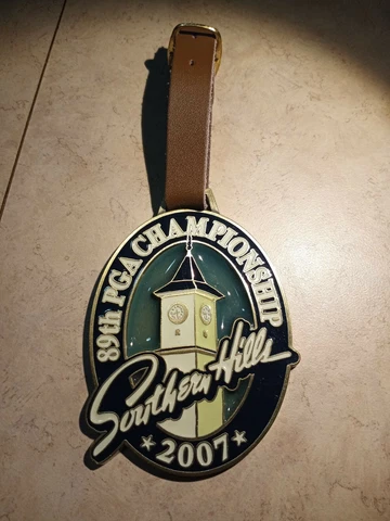89th PGA Championship Golf Bag Tag SOUTHERN HILLS 2007 Cover