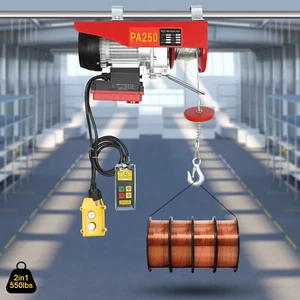 Cabrestante elevador eléctrico con control remoto inalámbrico elevador eléctrico 250KG/550LBS 110V - Imagen 1 de 17