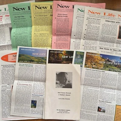 Lot of 12 New Life News-Vernon Howard Newletters-New Life Foundation-1997-2012 Foto 1 de 4