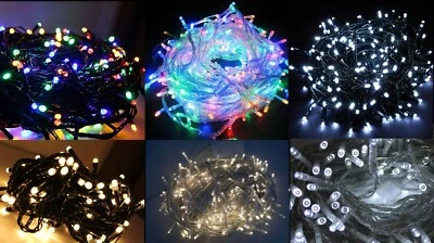 Connectable OUTDOOR Indoor CHRISTMAS Xmas fairy string timer Lights garden UK - Image 1 of 4