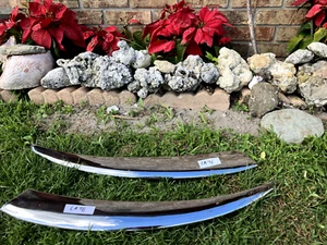 Jaguar XKE Etype V12 Front Bumper LH AND RH 73-74 . Beautiful Chrome - Picture 1 of 23